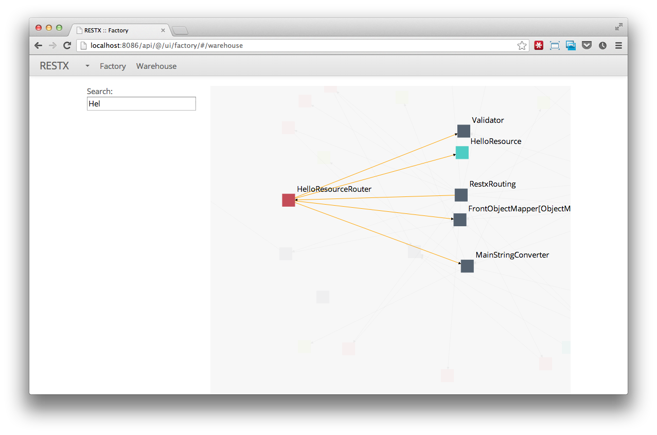 monitoring UI with RESTX